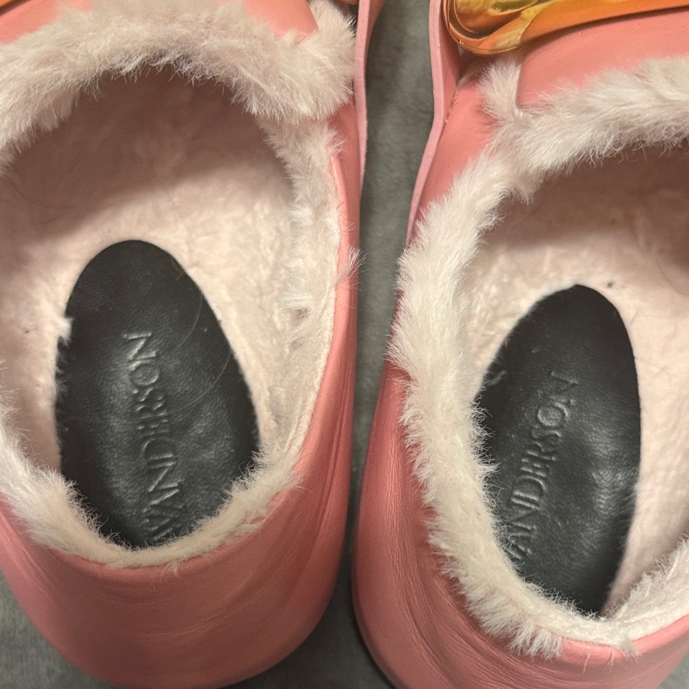 Pink JW Anderson Buckle loafers - Picture 4 of 6